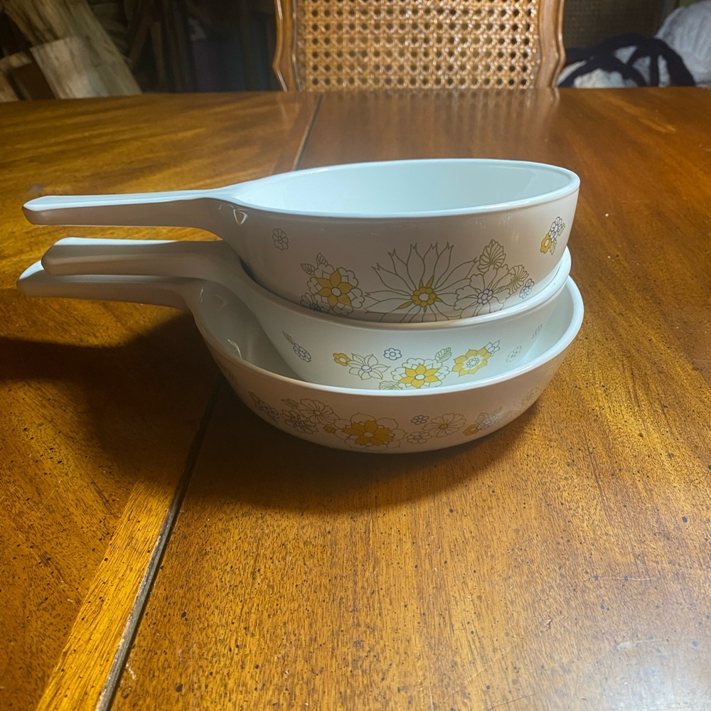 Corningware Floral Bouquet 3 pan set